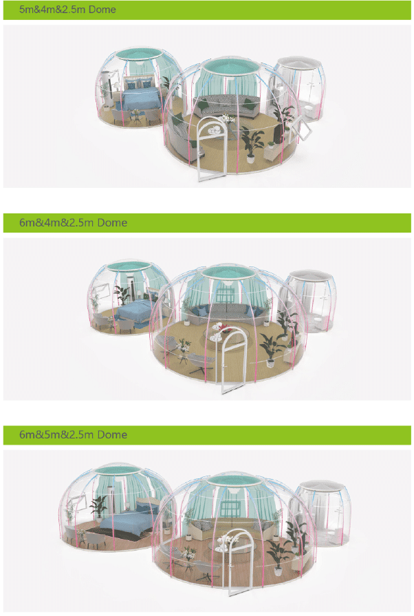 Restaurant Dome Shaped Dining Bubble Dome House