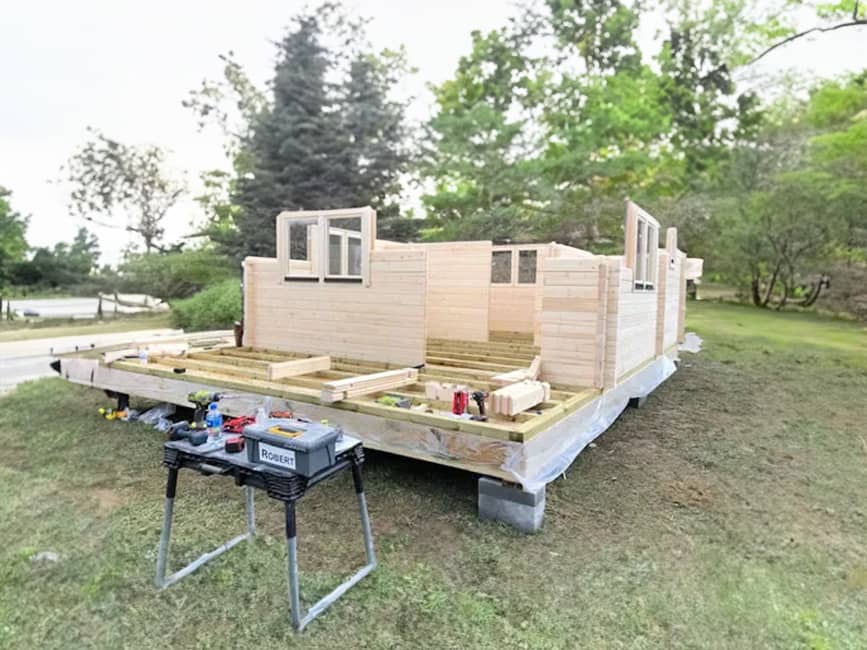 wooden diy cabin kits