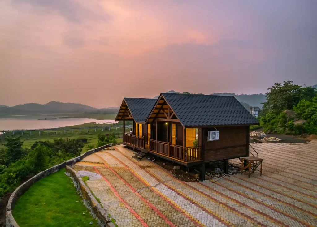 Wooden Cottages Wood Barn India